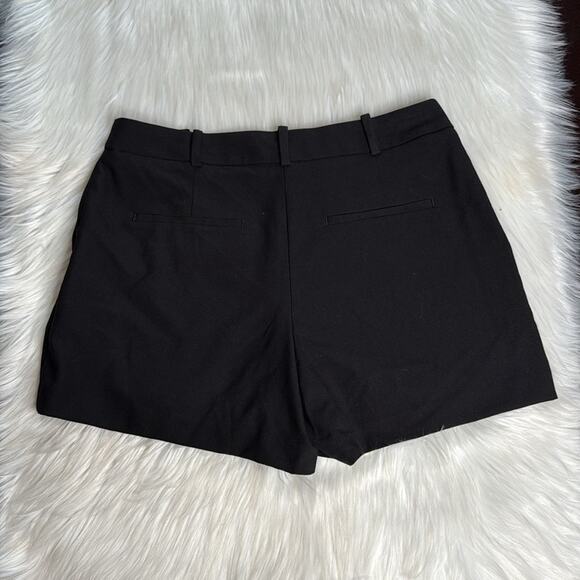 Zara Black High Waist Flat Front Shorts - Picture 5 of 6